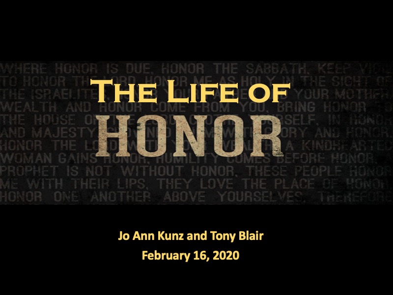 The Life of Honor