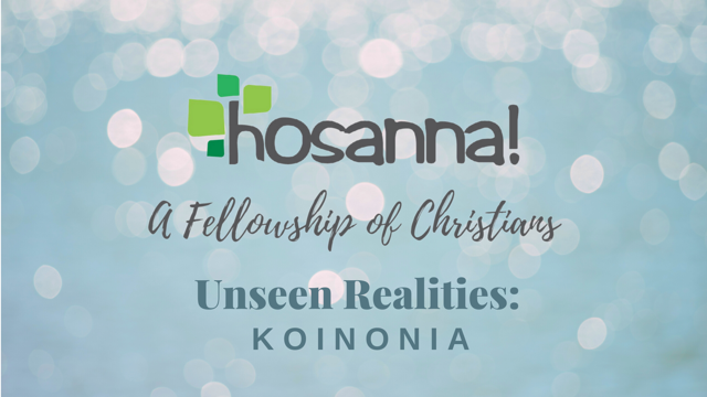 Unseen Realities: Koinonia