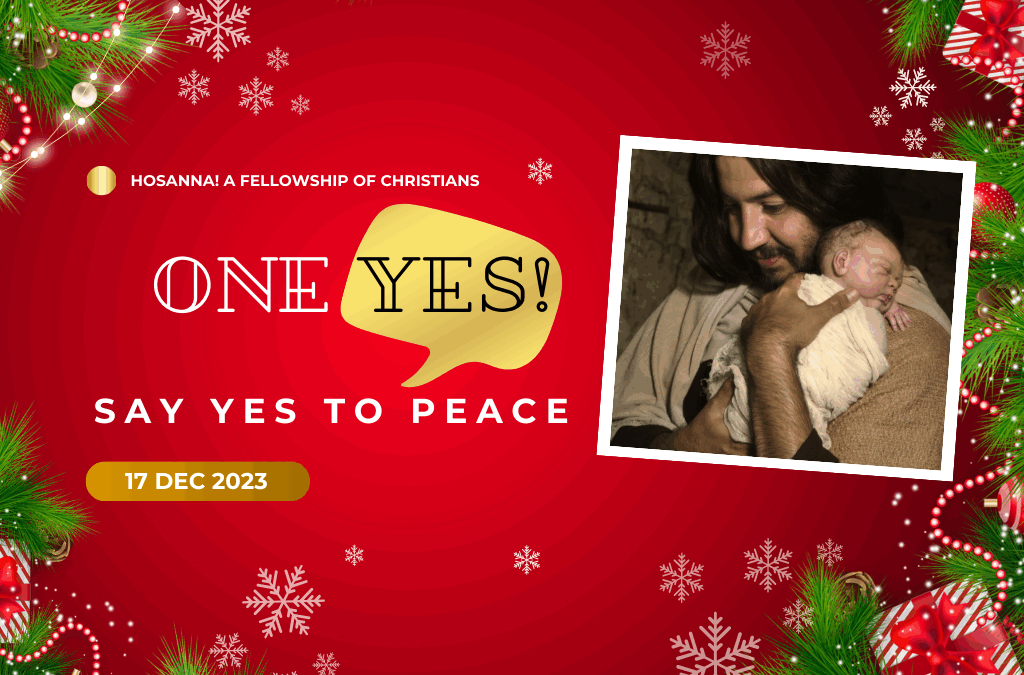 One Yes – Say Yes To Peace